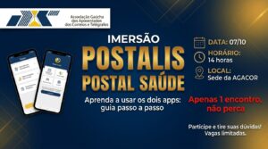 AGACOR promove imersão digital para facilitar o acesso aos serviços do POSTALIS e da Postal Saúde